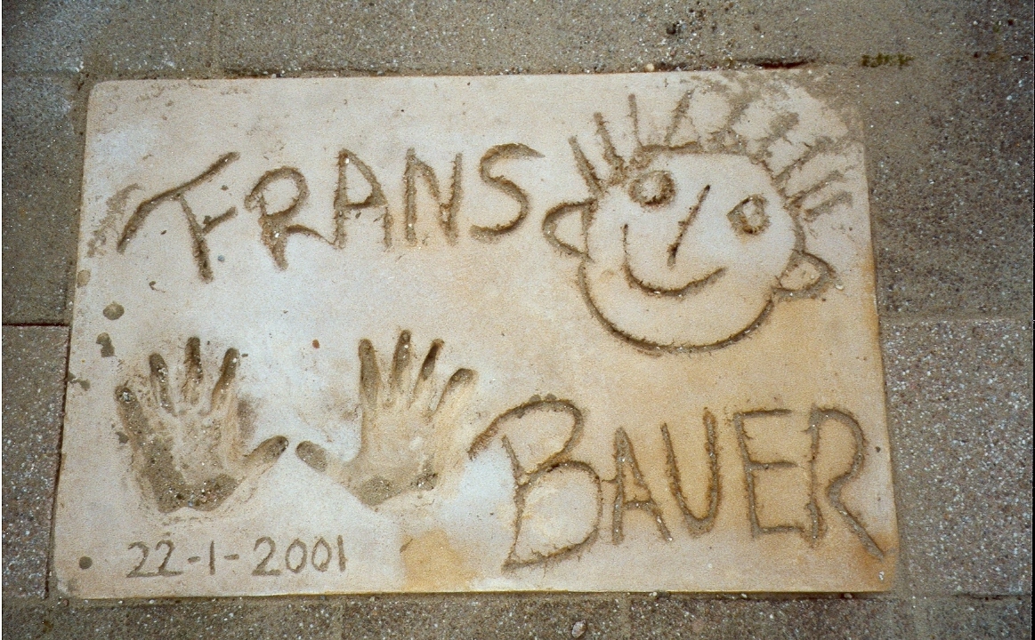 Frans Bauer tegel